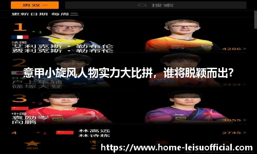 意甲小旋风人物实力大比拼，谁将脱颖而出？